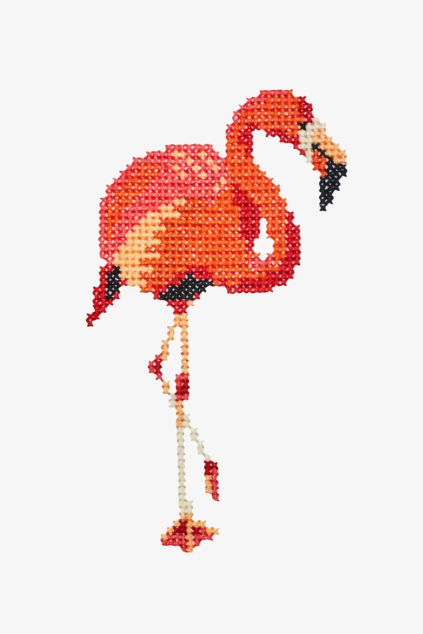 愛すに溢れたフラミンゴ Flamingo cross-stitch Pattern