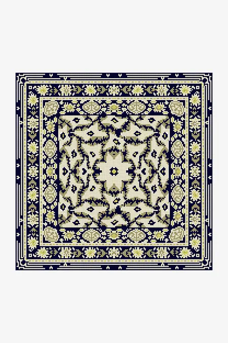 The Turkish Tile Cross Stitch Pattern