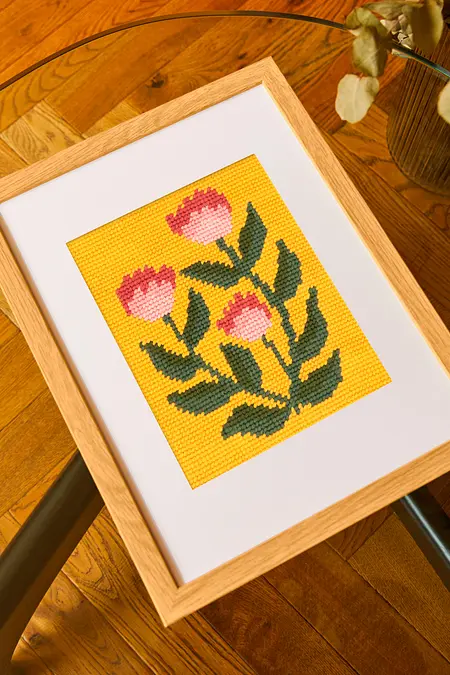 Summertime Dahlia by Abi Skinner Easy Tapestry & Needlepoint Kit