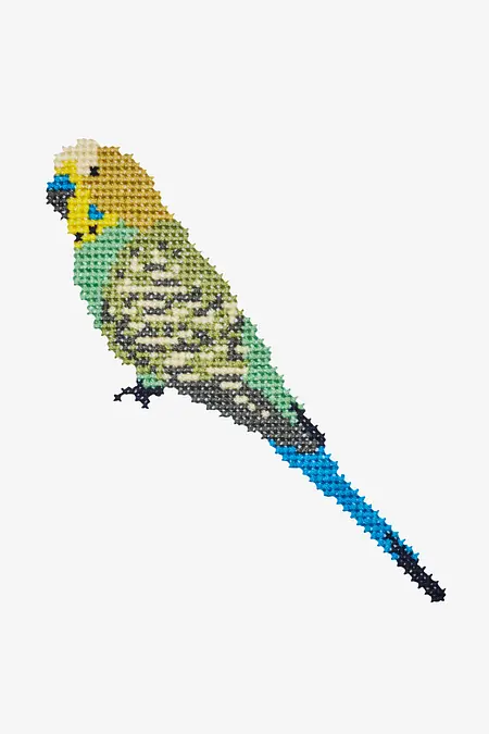 Budgie cross-stitch Pattern