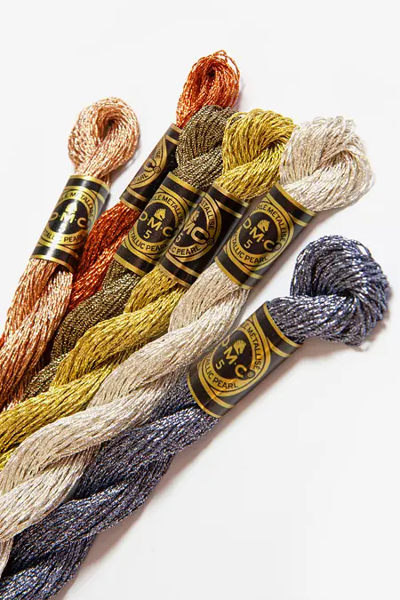 DMC Metallic Perlé Thread