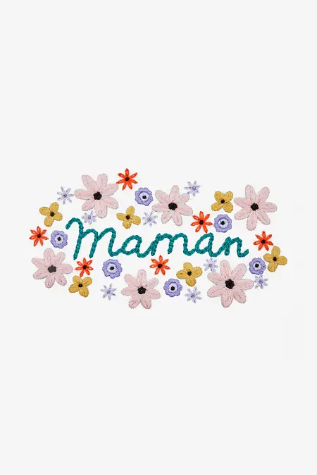 完売しました。ありがとうございました。母の日に刺繍のミトン 紙刺繍の母の日カード - SHIMANYANKO'S SHOP | minne byGMO