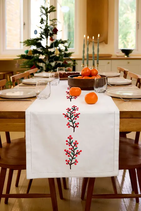 Chemin De Table,Chemin De Table à Manger En Coton Et Lin, Nappe