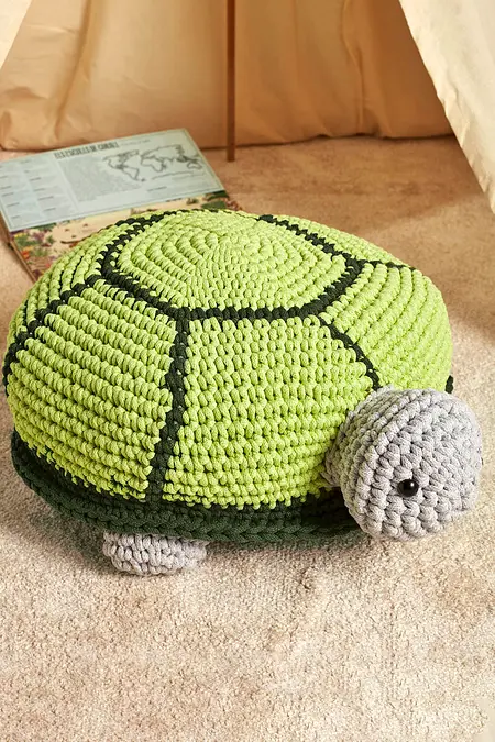 Goliath Turtle Duo Intermediate Eco Vita 12 Crochet Pattern