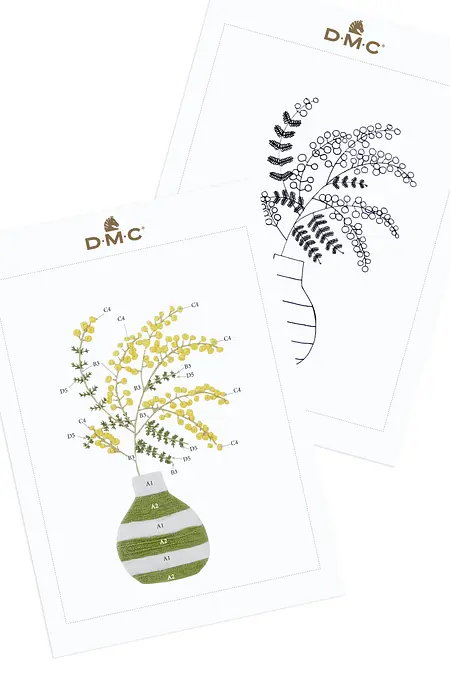 Mimosa Embroidery Pattern