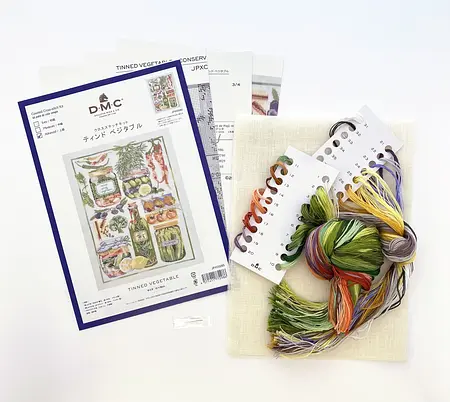 リバイバルキット - ティンドベジタブル - クロスステッチ（上級）