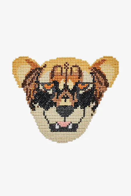 Cheetah cross-stitch Pattern