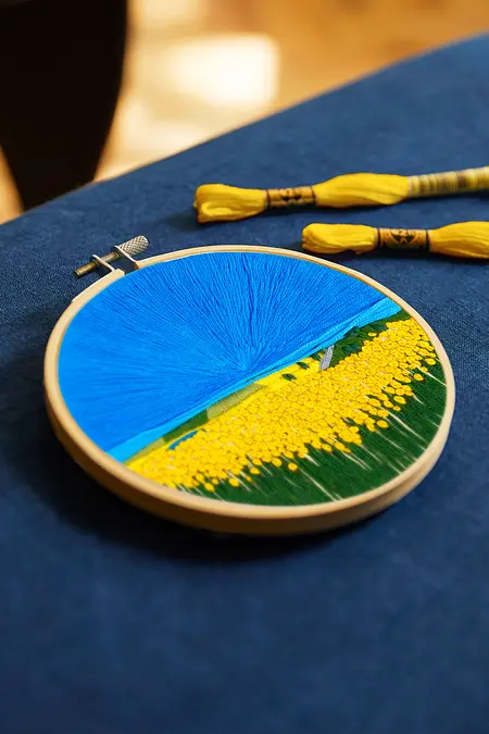 ひまわり畑 by Victoria Rose Richards 刺繍キット