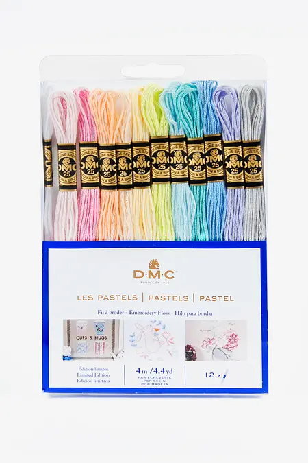 その他 DMC 25番糸12色セット(Pastels)