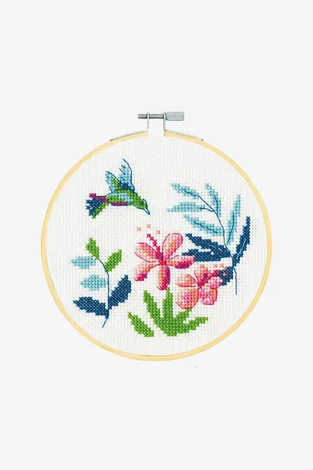 Ultimate Floral CROSS STITCH/クロスステッチ Cut Flowers Cross Stitch Kit Mill Hill 2016 Buttons & Beads