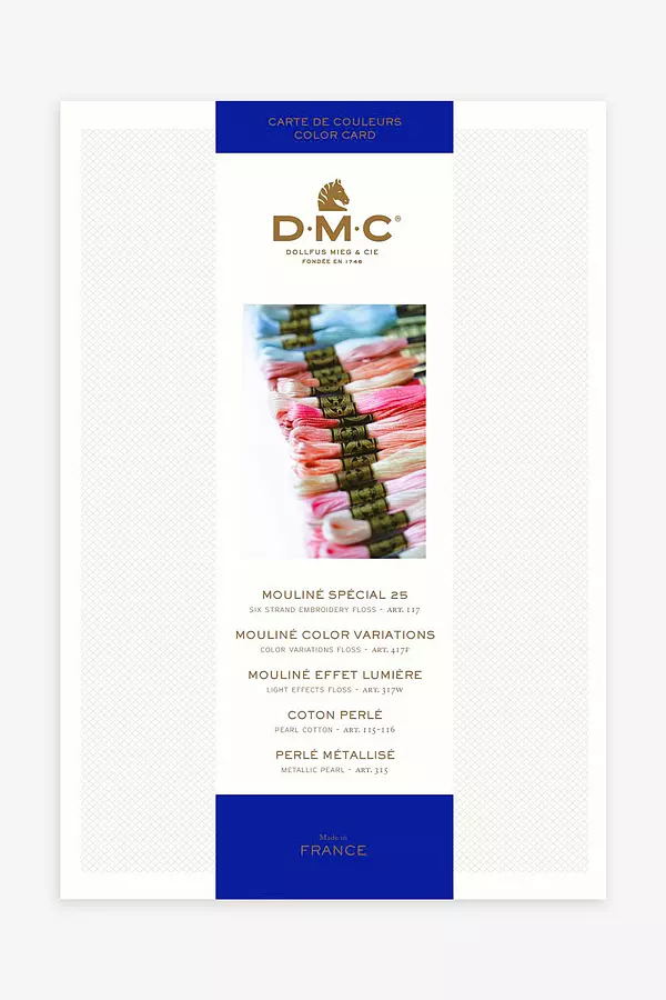 Carta de Colores Hilos DMC - Almacenes La Costura