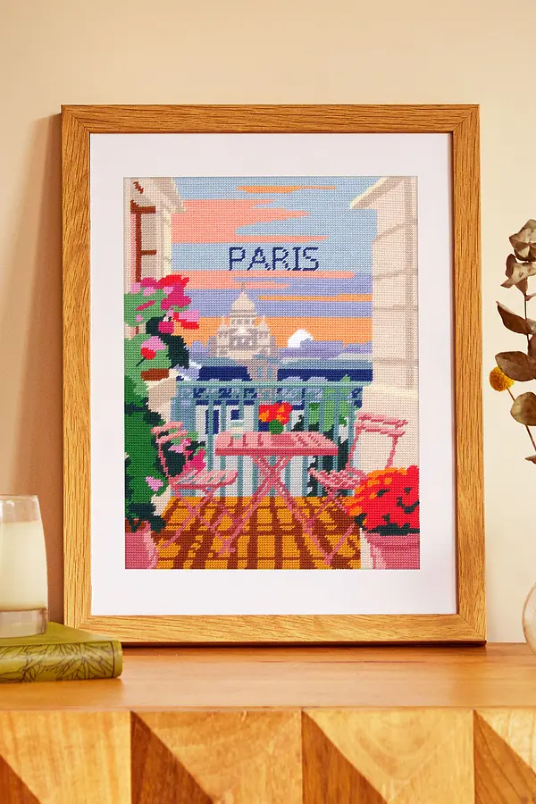 Tela Per Punto Croce 40x40cm - 2 Pezzi 7 Count Cotone, Ideale Per Ricamo - Foto 3