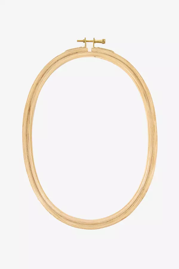 Large Oval Embroidery Hoop. 8 X 12 Inch Embroidery Hoop. Oval Enbroidery  Hoop. Wooden Embroidery Hoop. 