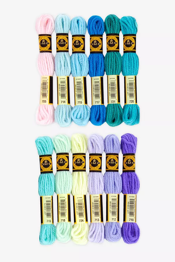 DMC threads, DMC brand , DMC floss , color available. – needle tweedle